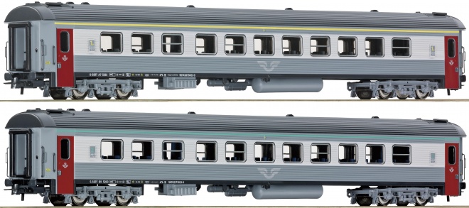 Set of 2 Passenger cars 2nd class<br /><a href='images/pictures/Roco/64081_rgb.jpg' target='_blank'>Full size image</a>